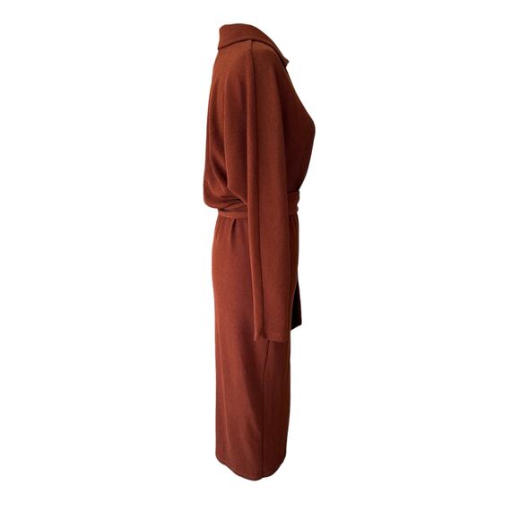 SAYLOR Brown Midi Dress - Picture 11 of 14